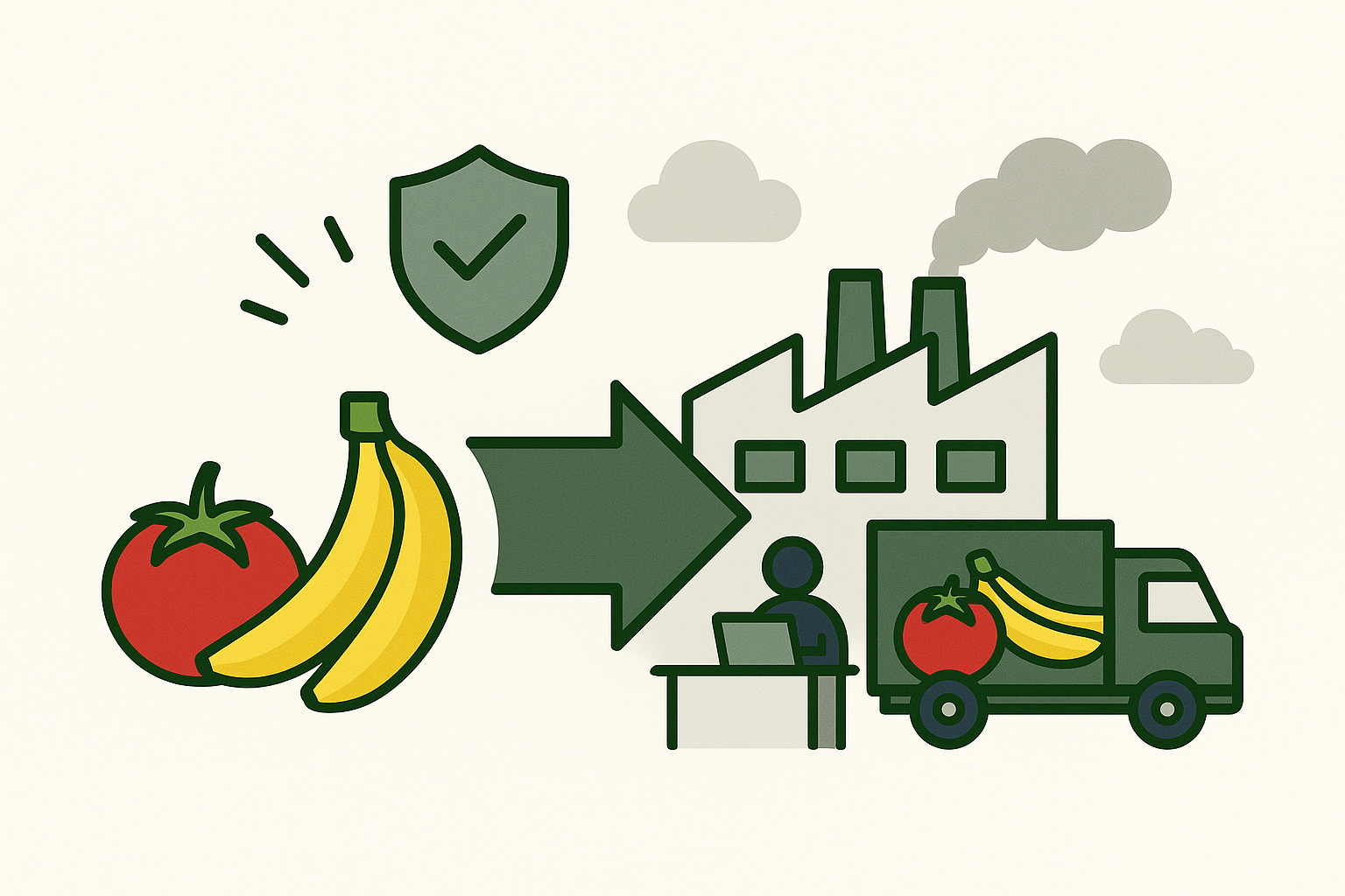 Thriving market with Zoecoat-treated produce
